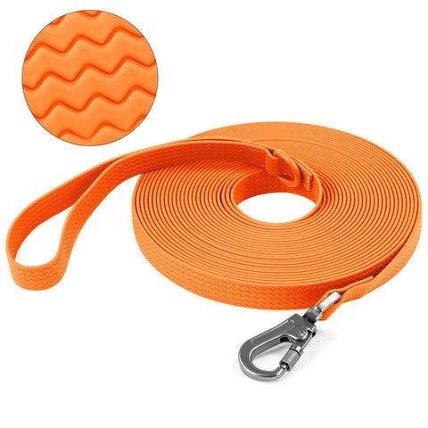 1.8M 3M 5M 10M PVC Heavy Duty Long Dog Leash for Large Medium Dogs Waterproof Easy Clean Strong Durable Running Training Leash