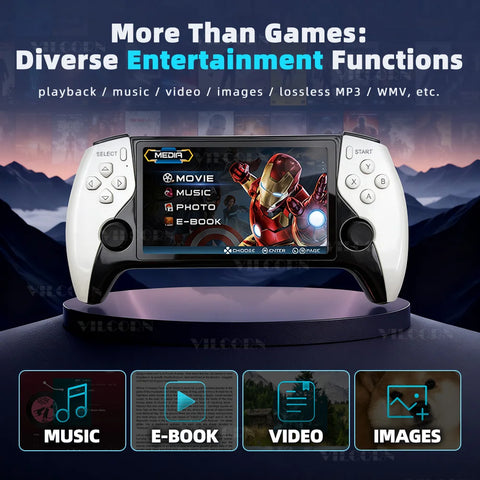 Portable Handheld Game Console 5inch Large Screen Game Player For PS1 GBA MAME Support FHD to TV Retro Game Machine Gift