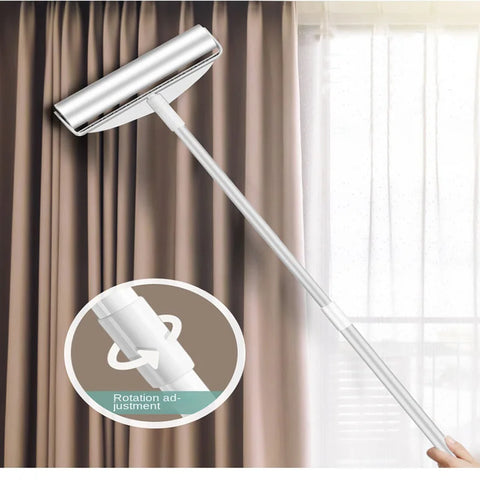 Pet Hair Removal Roller with 49" Adjustable Long Handle – Efficient Lint and Dust Cleaning Tool for Home, Sofa, and Pet Surfaces
