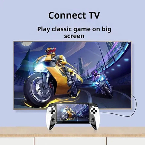 3000 Games X9 Handheld Video Game Console 5.5inch Screen Retro Video Game Player Built in 10 Emulators Support NES GBA GBC Gift