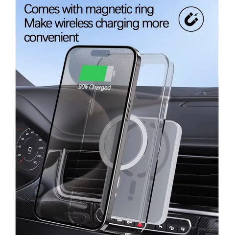Magnetic Wireless Car Charger Air Outlet Phone Holder for iPhone 17 16 15 14 13 12 Pro Max Fast Wireless Car Charging Station