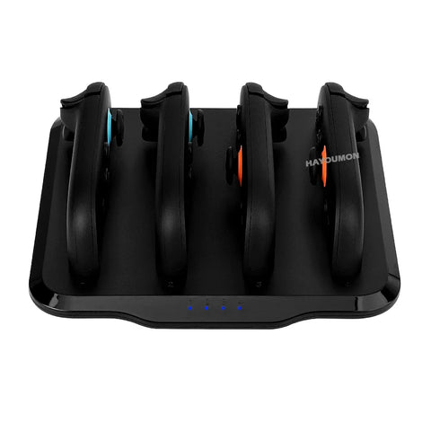 Charging Dock for Switch 2 Joycons Controllers 4-in-1 Charger Station Base Super Slim and Overcharge Protection w Charging Cable