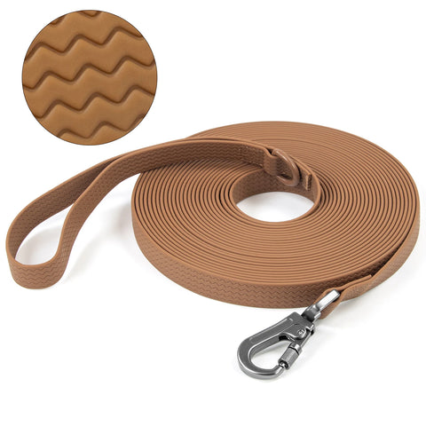 1.8M 3M 5M 10M PVC Heavy Duty Long Dog Leash for Large Medium Dogs Waterproof Easy Clean Strong Durable Running Training Leash