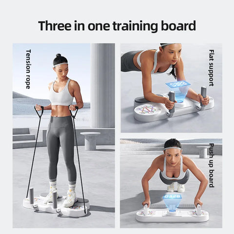 Multifunctional Plank Support Pushups Stand Training Board Home Intelligent Exercise Equipment for Chest and Abdominal Muscles
