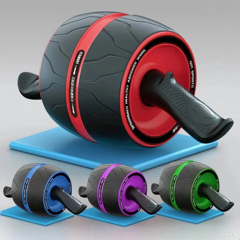 Rebound Ab Roller with Knee Pad – Home Gym Core Strength Trainer | Belly Wheel Workout for Effective Abs Exercise
