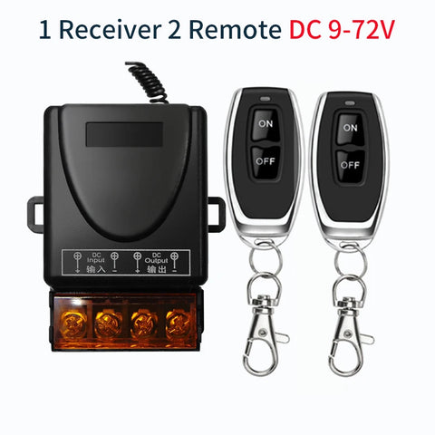 RF 433Mhz Smart Switch Wireless Remote Control Switch AC 75-220V 30A High Current Relay for Water Pump Motor Lights Door Access