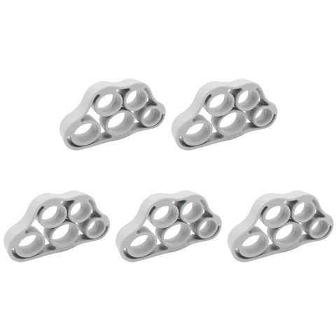 5-1PCS Silicone Finger Gripper Strengthener Trainer 6-80LB Elastic Hand Grip Finger Exerciser For Guitar/Patient Hand Trainer
