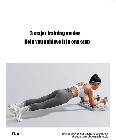 Multifunctional Plank Support Pushups Stand Training Board Home Intelligent Exercise Equipment for Chest and Abdominal Muscles