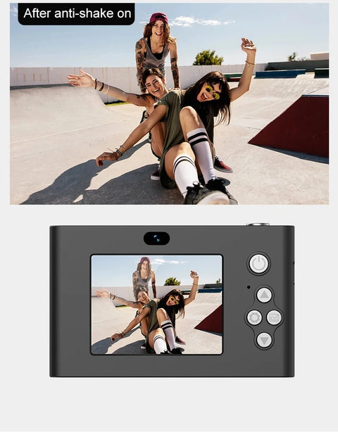 COOL DIER 4K Digital Camera 16x Zoom Camcorder 24 Million Pixels Compact Cameras Auto Focus for Kids Adult Beginners Photograph