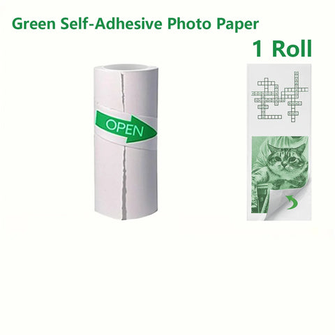 Cute Shape Instant Print Camera, 1080P HD Dual-Lens Camera Instant Print, Comes with Rolls of Thermal Printing Paper
