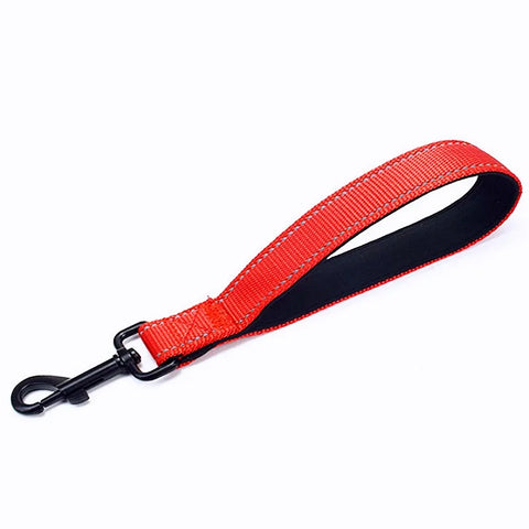 Dog Leash Short Dogs Leash 25cm Nylon Reflective Leashes for Dog Walking Comfortable Handle Short Dogs Leashes Nylon Pet Chain