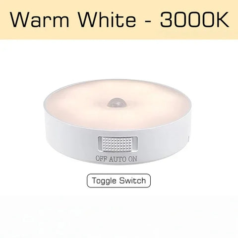 Motion Sensor Night  Light USB Rechargeable Light LED Lamp for Kitchen Bedroom Stairs Hallway Cabinet Closet Wardrobe Nightlight