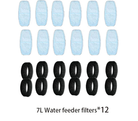 7L Large Capacity Stainless Steel Cat Water Fountain Dog Pet Automatic Water Fountain Feeder Window Silent (No 5V 1A Plug)