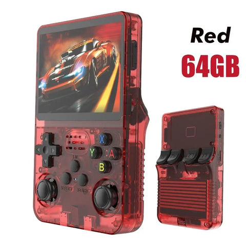 New R36S Retro Handheld Video Game Console System 3.5-inch IPS Screen Portable Pocket Video Player 128GB 20000+ Games Boy Gifts