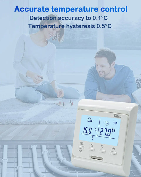 Smart Thermostat Tuya WiFi Home Electric Floor Heating Temperature Controller Water Gas Boiler Remote Voive Alexa Google Yandex