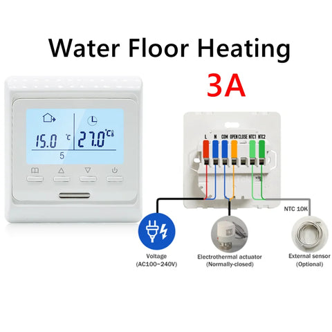 Smart Thermostat Tuya WiFi Home Electric Floor Heating Temperature Controller Water Gas Boiler Remote Voive Alexa Google Yandex