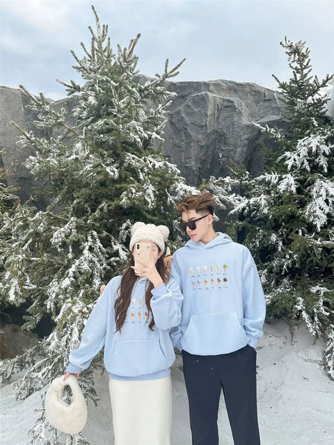 Hooded  Matching Warm Mom Dad Daughter Son Matching Top Clothing Sweatshirts Babyfor The Whole Family Romper Spring Hoodies