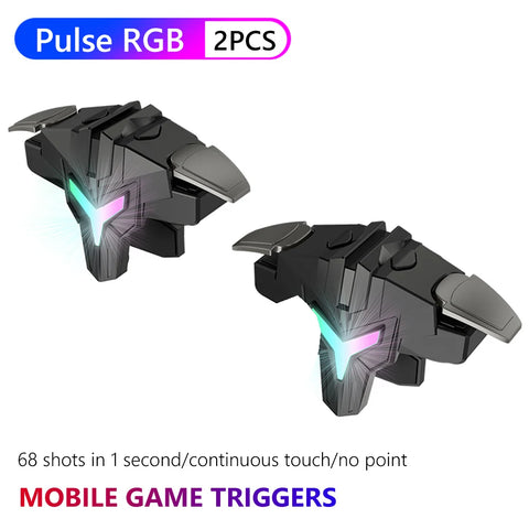 A1 Mobile Game Trigger for PUBG Phone Gaming Controller Gamepad Joystick Aim Shooting Triggers 4 Finger for PUBG Mobile Phone