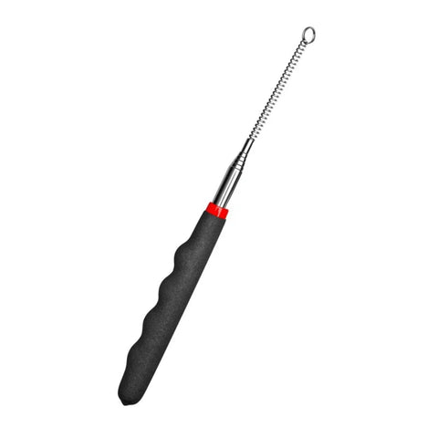 Retractable Cat Teaser Wand – Flexible Extendable Stick for Custom Play, Compatible with Feathers (Accessories Sold Separately)