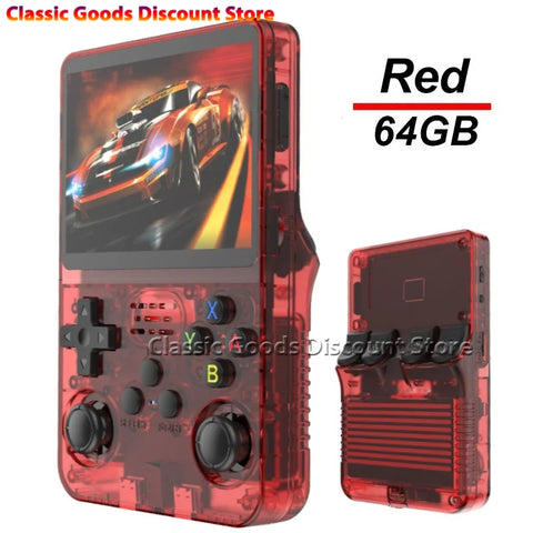 NEW R36PRO Retro Handheld Video Game Console Linux System 3.5 Inch IPS Screen Portable Pocket Video 64GB/256GB Player Games Gift