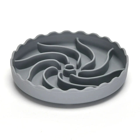 Dog Slow Food Bowl Food Grade Silicone Pet Slow Feeder Bowl with Suction Mat Dog Slow Eat Bowl Anti-choking Pet Feeding Supplies