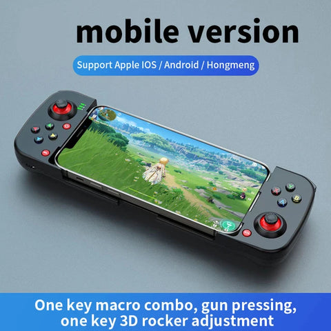 Cell Phone Gamepad Joystick For iPhone Android Control Bluetooth Controller Trigger Pubg Mobile Game Pad Gaming Cellphone Mando