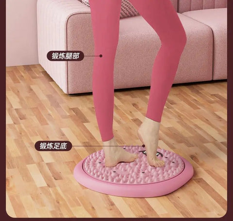 Upgraded Waist Twist Turntable Weight Loss Home Exercise Intelligent Counting Plantar Acupressure Board Massage Waist Artifact