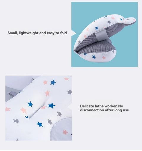 Foldable Baby Bath Tub with Bath Mat Newborn Support Seat Cushion Adjustable Bathtub Shower Mat Baby Bath Tub