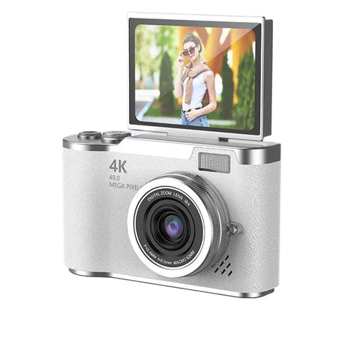 Digital Camera Children Cameras with 2.4 Inch Screen Flash Lamp Video Recorder 8x Zoom Compact Cam Student Small Camcorder