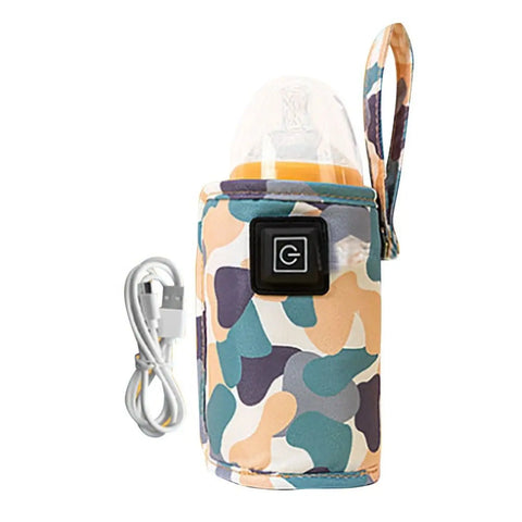 USB Portable Milk Warmer Bottle Heater Travel Stroller Insulated Bag For Baby Nursing Outdoor Winter Use Safe Heating
