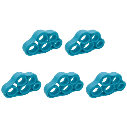 5-1PCS Silicone Finger Gripper Strengthener Trainer 6-80LB Elastic Hand Grip Finger Exerciser For Guitar/Patient Hand Trainer