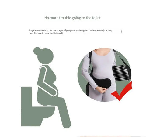 Special Late Pregnancy Safety Belt Prenatal Abdominal Pregnant Women Support Belt Pregnant Women with Abdominal Shoulder Straps