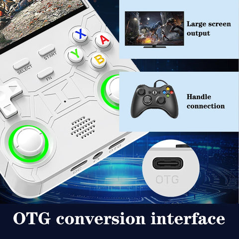 Retro Handheld Video Game Console R36Ultra Linux System 4.0-inch R36S IPS Screen Portable Pocket Video Player Game friend Gift
