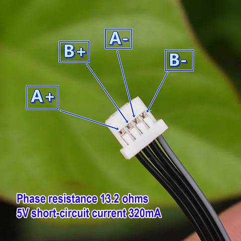Mini 6mm Stepper Motor Stroke 30mm Slider Screw Stepper Motor 2-Phase 4-Wire Linear Actuator Micro Stepping Motor with Slider
