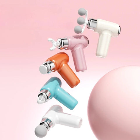 Massage Gun Portable Mini Handheld Fascia Gun Deep Tissue Muscle Relaxation Adjustable Speed Fascia Gun For Body Back Neck Legs