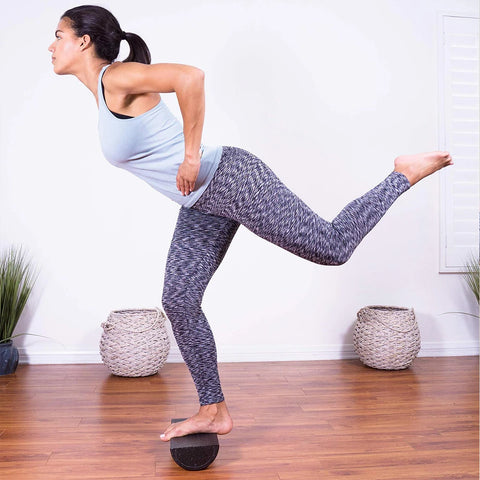 Half Round Yoga Column Roller Tool Muscle Relaxation Fitness Muscle Foam Roller Foam Massage Roller Stick for Home Gym Exercise