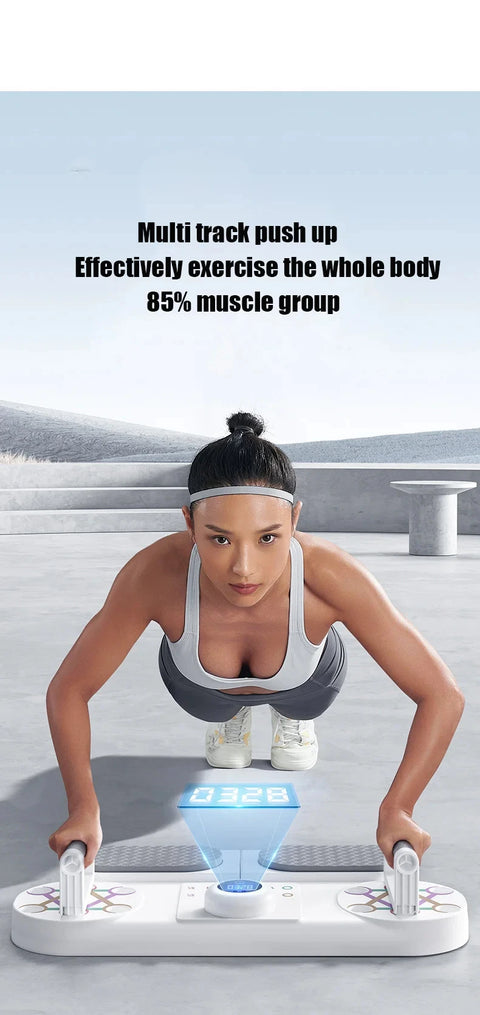 Multifunctional Plank Support Pushups Stand Training Board Home Intelligent Exercise Equipment for Chest and Abdominal Muscles