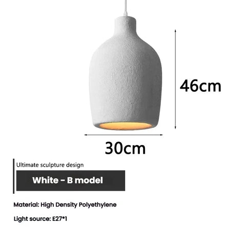 Designer Restaurant Ceiling Chandelier Japanese Wabi Sabi Dining Living Room Pendant Lights Home Decor Bar Table Hanghing Lamps