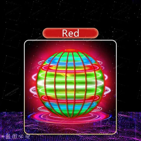 Flying Ball Boomerang Spinner Toys Hand Control Drone 360° Rotating Mini UFO With LED Lights for Children Funny Birthday Gifts