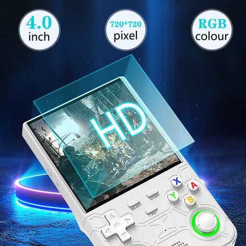 Retro Handheld Video Game Console R36Ultra Linux System 4.0-inch R36S IPS Screen Portable Pocket Video Player Game friend Gift