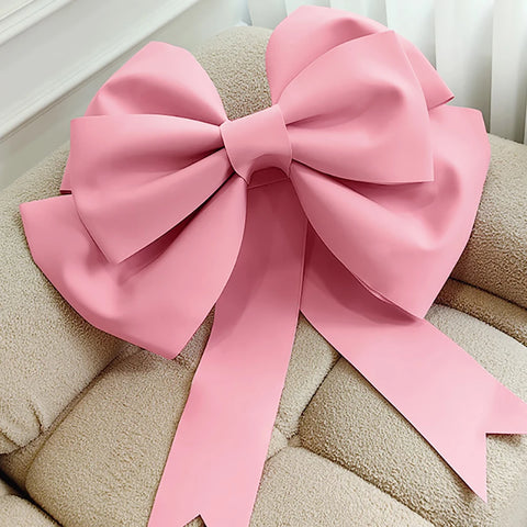 Red Pink Big Bow Handmade DIY EVA Material Packaging Valentine's Day Decor Xmas Wedding Birthday Party Backgroun Home Decoration