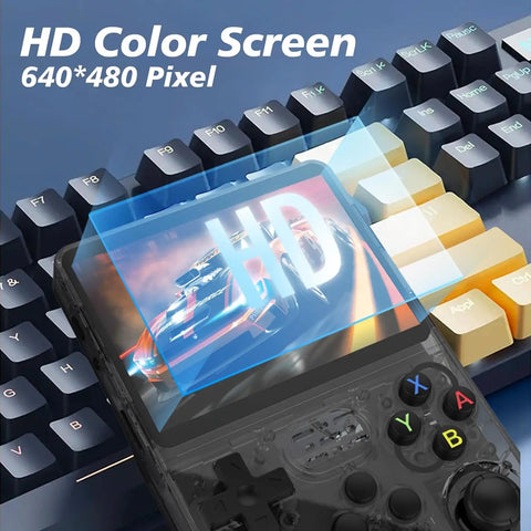 R36S Retro Handheld Game Console Linux System 3.5-inch IPS Screen 64G/128G 20000+ Games Portable Pocket Game Console