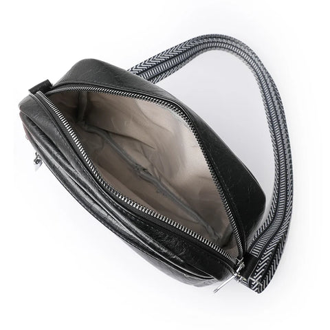 Trendy And Fashionable Women's Crossbody Bag, Single-Shoulder Bag, Simple Solid-Color Commuting Small Square Bag