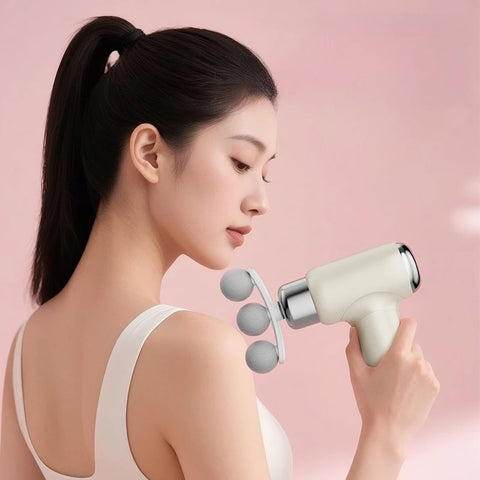 Massage Gun Portable Mini Handheld Fascia Gun Deep Tissue Muscle Relaxation Adjustable Speed Fascia Gun For Body Back Neck Legs