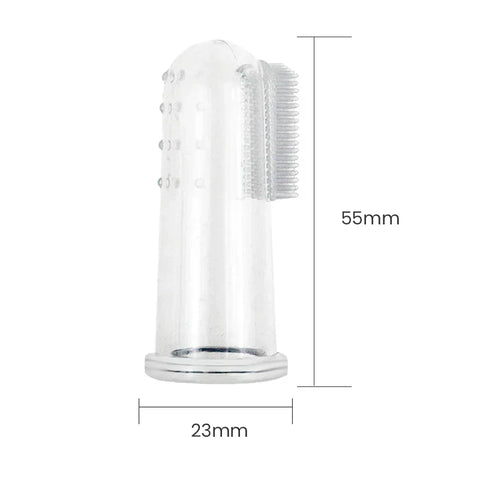 10pcs Super Soft Pet Finger Toothbrush Teddy Dog Brush Bad Breath Tartar Teeth Care Tool Dog Cat Cleaning Silicagel Pet Supplies