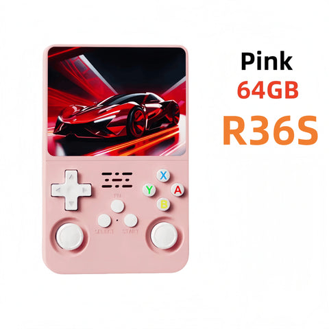 R36S R36 Ultra Handheld Retro Video Game Console IPS Screen 128GB Games Portable Pocket Player Linux System R36Ultra R36 PRO