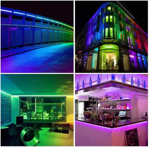 Ws2812B Rgbic Led Strip Light 5V Usb Wall Home Rgb Light Strip Controller App Bluetooth Control 1-30M Flexible Ribbon Lamp Diode