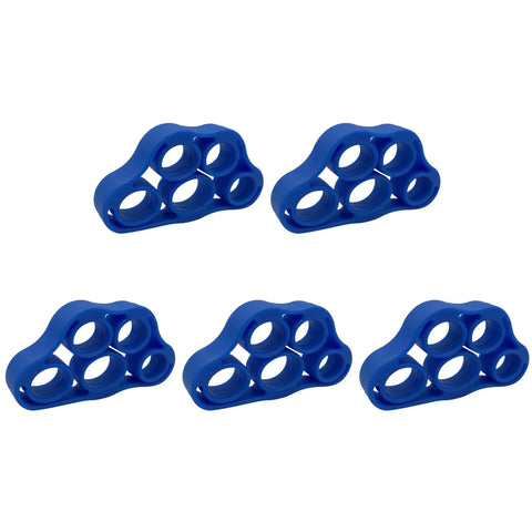 5-1PCS Silicone Finger Gripper Strengthener Trainer 6-80LB Elastic Hand Grip Finger Exerciser For Guitar/Patient Hand Trainer