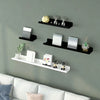 Picture Ledge Metal Wall Shelves Ledge Shelf Floating Shelves Kids Bookshelf Wall Mounted Book Shelves for Living Room Bedroom