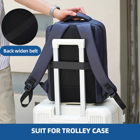 USB Business Backpack Commuting Hiking Camping Shopping Outdoor Travel Bag Laptop Computer Handbag Short Trip College Schoolbag